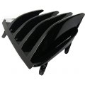 Bumper Cover Grille For Toyota Corolla 2017 2018 2019 Passenger Side Outer Se Xse Models Black Next To Daytime Running Light 