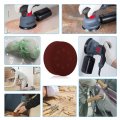 Hifrom 60 Pieces 8 Holes Sanding Discs 5 Inch Hook And Loop 180 Grit Sandpaper Assortment Replacement For Random Orbital Sander