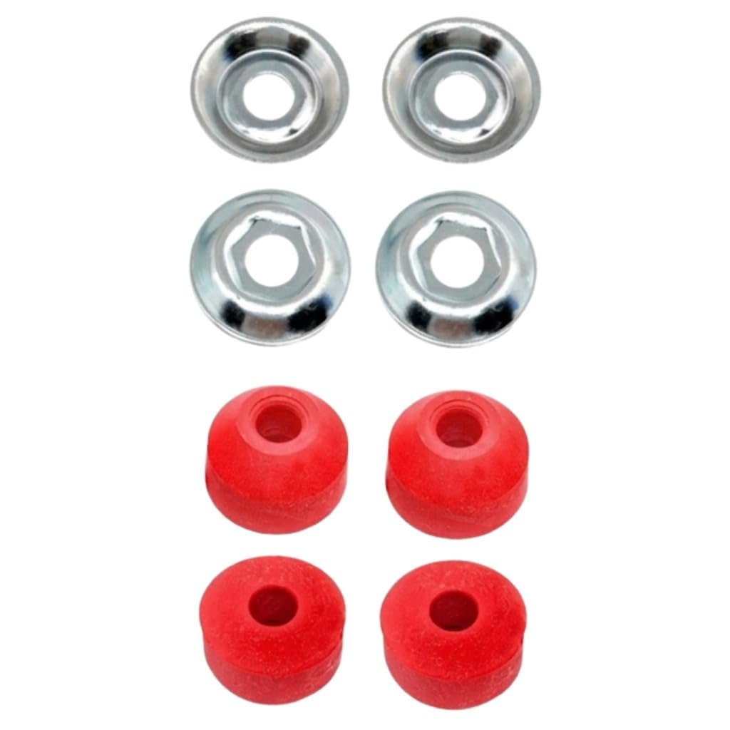 Front Stabilizer Bar Link Set For Pontiac Grand Am 1990 To 1998 Red Polyurethane Bushings Hardware Included Replacement