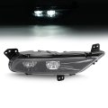 Hecasa Right Fog Light Led For 2015-2024 Chrysler 300 Replacement Ch2593154 68294008aa Front Bumper Lamp Clear Lens Black 