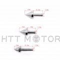 Httmt Mt215-011- Silver Motorcycle Spike Fairing Bolts Kit Compatible With 2002 2003 Yzf R1 Yzf-r1