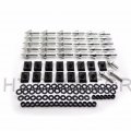 Httmt Mt215-011- Silver Motorcycle Spike Fairing Bolts Kit Compatible With 2002 2003 Yzf R1 Yzf-r1