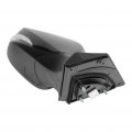 Ocpty Black Passenger Side View Mirror Smooth With Power Adjustment Heated Signal Lamp Manual Folding Compatible For 2013