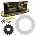 Niche Drive Sprocket Chain Combo For Suzuki Dr650se Front 15 Rear 42 Tooth 525vm-x X-ring 110 Links