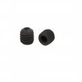 Uxcell M3 X 3mm Cup Point Hex Socket Grub Set Screws Black 10pcs