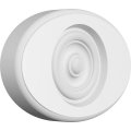 Ekena Millwork Rosp070x048x100dal Standard Dalton Bullseye Rosette With Rounded Edge 7 W X 4 3 4 H 1 P 
