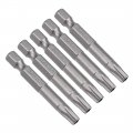 Uxcell 5 Pcs T30 Magnetic Torx Screwdriver Bits 1 4 Inch Hex Shank 2-inch Length S2 Security Tamper Proof Screw Driver Kit