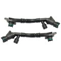Breather Hose Pair For Bmw 550i Xdrive 2011 2012 2013 Driver And Passenger Side Connecting Line Valve Cover To Replacement 