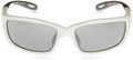 Crossfire 2243 Infinity Safety Glasses Silver Mirror Lens Pearl White Frame 