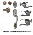 East West Consolidated Sierra Series Satin Nickel Privacy Lever Lock 909-us15-prc