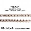 Niche Drive Sprocket Chain Combo For Honda Cbr954rr Cbr929rr Front 16 Rear 43 Tooth 530v O-ring 108 Links