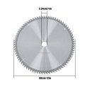 12-inch 80-tooth Circular Saw Blade Wood Cutting 25 44 Mm Arbor Metal For Plastic