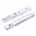 Uxcell 2 Pcs Folding Shelf Brackets 8 Inch Iron Collapsible L Bracket Wall Mounted For Table Work Bench White