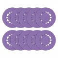 Zirconium 6 In Random Orbit 80 Grit Abrasive Sanding Discs Ab 150 80z Pack Of 10 Universal Fit Hook And Loop For Wood Metal 