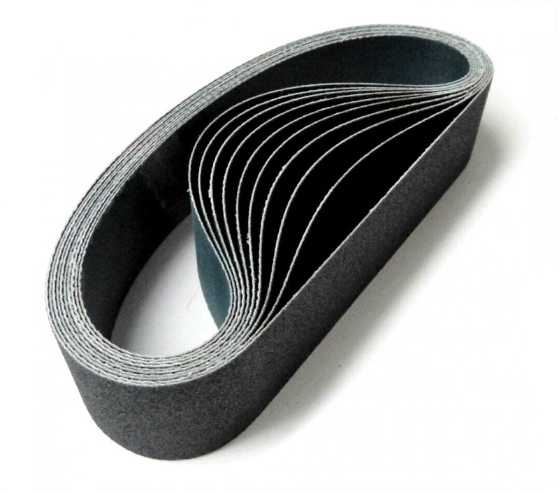 6 X 1-1 2 Sanding Belt 220 Silicon Carbide Abrasive For Expanding Drum Set Of 10 Belts