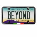 Ipick Image Slim Real Black Carbon Fiber Italy Flag In Sports Stripe License Plate Frame