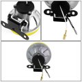 Auto Dynasty Pair Of 3 5 Inches Round Universal Amber Glass Lens Fog Lights Adjustable Mounting Kit