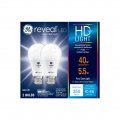 Ge Reveal Hd Led Light Bulbs 40 Watt A19 2 Pack