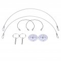 Hood Pin Appearance Kit Pack Of 2 Universal Cnc Billet Aluminum Racing Bonnet Latch Lock Car Modified Accessory Vehicle Pins 