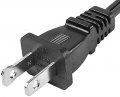 Toptekits Polarized Us 2-prong Male-female Extension Power Cord 5ft 1 5m Nema-15p To 1-15r Cable Usa Outlet Saver 1 Straight