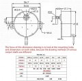 Heyiarbeit 2pcs Synchronous Gear Motor 50-60hz Ac 110v 8-10rpm Electric Cw Tyc-50 4w Horizontal Hole Tapping Shaft For