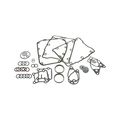 C9664 Cam Service Gasket Kit Black Powersports Vehicle Part 