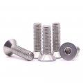 1 4 20 X 2 In Flat Head Socket Cap Screws 25 Pcs Countersunk Allen Hex Drive 304 Stainless Steel 18 8 Full Machine Thread 