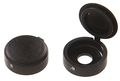 The Hillman Group 59052 Hinge Screw Cover 1 4-inch Black 10-pack 