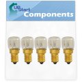 5-pack Light Bulb Replacement For Part Number Ap6009180 Oven Whirlpool