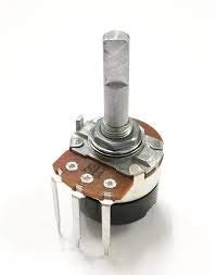 Pc385 Philmore 1 Meg Potentiometer W Switch 24mm Body 4 In Shaft Diam Audio Taper 1meg