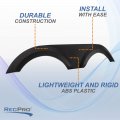 Recpro Rv Tandem Fender Skirt 64-3 W X -3 8 H 1 3 4 D Black 1