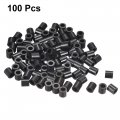 Uxcell Nylon Round Spacer Washer 4 2mm Id 7mm Od Height For M4 Screws Black 100pcs