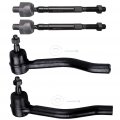 Ocpty New 4-piece Inner Tie Rod End Outer Fit 2009-2014 For Nissan Maxima