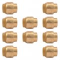 1 2-inch Push Fit End Cap Push-to-connect Plumbing Fitting Stop Copper Fittings Brass Push-fit Ends For Pex Cpvc And Pe-rt 