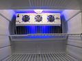 13 Triple Fan Deluxe Frost Guard Rv Refrigerator Evaporator W Led Light Grill 