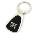 Nissan Gt-r Black Tear Drop Metal Key Ring 