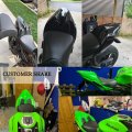 Motorcycle Rear Passenger Pillion Solo Seat Cowl Cover Fairing Tail Section For K Awasaki Ninja650 Ninja Ninja-650 Z650 Z 650