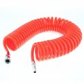 Uxcell 9 Meters Long 10mm X 6 5mm Polyurethane Coiled Air Hose Tube Orange
