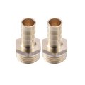 2 Pcs Mm Outer Diameter Barbed To 1 2 Bsp Hose Barb Tail Male Thread Adapter Brass Socket Compression Fittings 