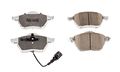 Z26-687a Carbon Fiber Ceramic Front Brake Pads With Installation Hardware For Volkswagen Jetta Golf Beetle And Audi Tt Street 