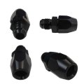 2pcs 2024 Upgraded 3 8 Tube To 6an Male Fuel Line Adapter Fittings Black