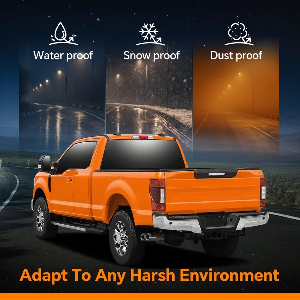 Rear Left Tail Light Assembly Ford F250 F350 F450 Super Duty 2020 2021 2022 Driver Side Red Lens For Factory Halogen With Blind