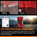 Rear Left Tail Light Assembly Ford F250 F350 F450 Super Duty 2020 2021 2022 Driver Side Red Lens For Factory Halogen With Blind
