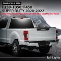 Rear Left Tail Light Assembly Ford F250 F350 F450 Super Duty 2020 2021 2022 Driver Side Red Lens For Factory Halogen With Blind
