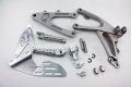 Hongk- Motorcycle Front Rider Foot Pegs Bracket Compatible With Yzf-r1 Yzf R1 2007 2008 B01c0su50y
