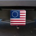 Betsy Ross 1776 American Flag Tow Trailer Hitch Cover Plug Insert