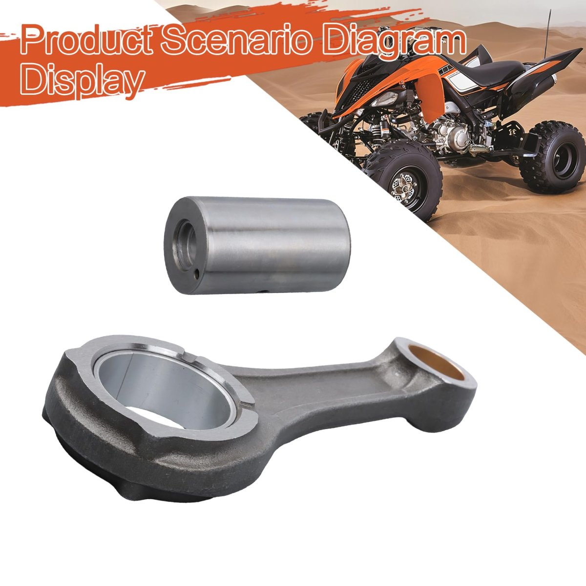 Connecting Rod And Crank Pin Replacement For Polaris Ace Rzr Ranger Sportsman 570 2014 2024 Part Number