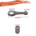 Connecting Rod And Crank Pin Replacement For Polaris Ace Rzr Ranger Sportsman 570 2014 2024 Part Number