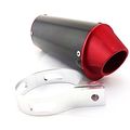 Tc-motor Cnc Aluminum Red 38mm Exhaust Muffler With Clamp For 125cc 140cc 150cc 160cc Chinese Dirt Pit Bike Motorcycle