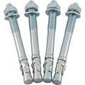 Vestil As-125-4pk Concrete Anchor Four Bolt Kit 1 2 Diameter X 5 Length 